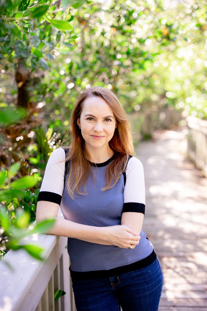 Kate Williams headshot in mangroves